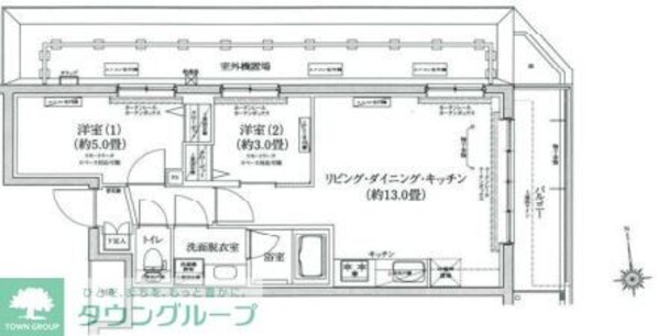 アイルグランデ中野ノースドゥーエの物件間取画像